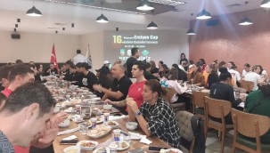 Kayseri Erciyes Cup'a katılan takımlar yemekte bir araya geldi