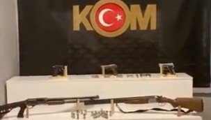 Silah ticareti yapan kişiye gözaltı