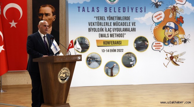 Talas'ın sivrisinekle mücadelesi örnek oldu