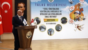 Talas'ın sivrisinekle mücadelesi örnek oldu