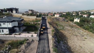 Talas'ta asfaltta sonbahar bereketi