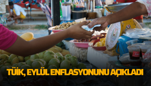 TÜİK, eylül ayı enflasyonunu açıkladı