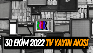 TV Yayın Akışı | 30 Ekim 2022 Pazar bugün tv de hangi dizi ve filmler var?