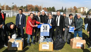 Başkan Büyükkılıç'tan amatör spor kulüplerine 1 milyon TL'lik malzeme desteği