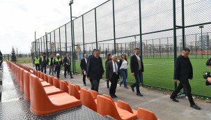 Başkan Büyükkılıç'tan Recep Tayyip Erdoğan Millet Bahçesi'nde inceleme