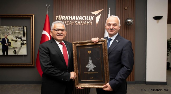 Başkan Büyükkılıç, TUSAŞ Genel Müdürü Kotil'i ziyaret etti