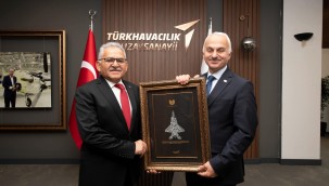 Başkan Büyükkılıç, TUSAŞ Genel Müdürü Kotil'i ziyaret etti