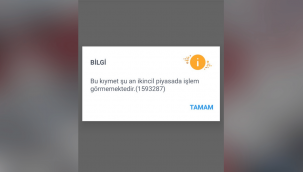 Bu kıymet şu an ikincil piyasada işlem görmemektedir İş Bankası