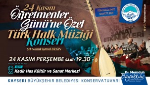 Büyükşehir'den Öğretmenler Günü'ne özel konser