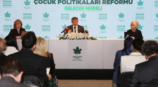 Davutoğlu: Çocuğa özne olmayı öğreteceğiz