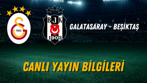 Galatasaray Beşiktaş maçı ne zaman hangi kanalda canlı yayınlanacak?