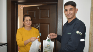 Kocasinan Belediyesi'nden bitkisel atık yağa, temizlik seti hediye