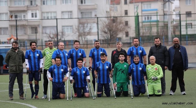 Kocasinan Belediyesi'nin Ampute Futbol Takımı'ndan büyük başarı