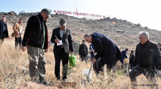 KTO Yönetimi Hatıra Ormanı'na fidan dikti