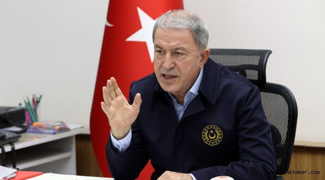 Milli Savunma Bakanı Hulusi Akar: 480 terörist etkisiz hale getirildi