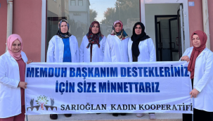 Sarıoğlanlı kadınlardan Başkan Büyükkılıç'a teşekkür
