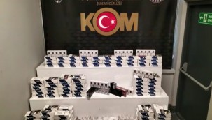 Sigara kaçakçılığı operasyonu: 9 gözal anı görüntüleri ortaya çıktı