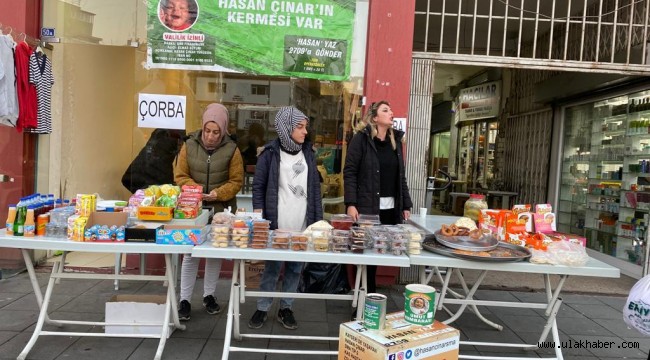 SMA hastası Hasan Çınar için kermes düzenlendi