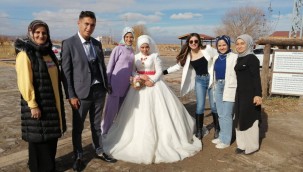 Sultan Sazlığı, yeni evlenen çiftler için de doğal stüdyo oluyor  