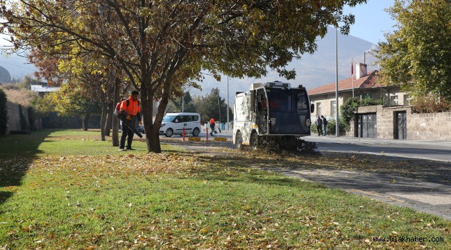 Talas genelinde sonbahar temizliği