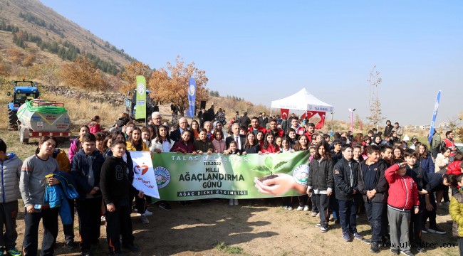 Talas'ta şenlik gibi Ağaçlandırma Günü