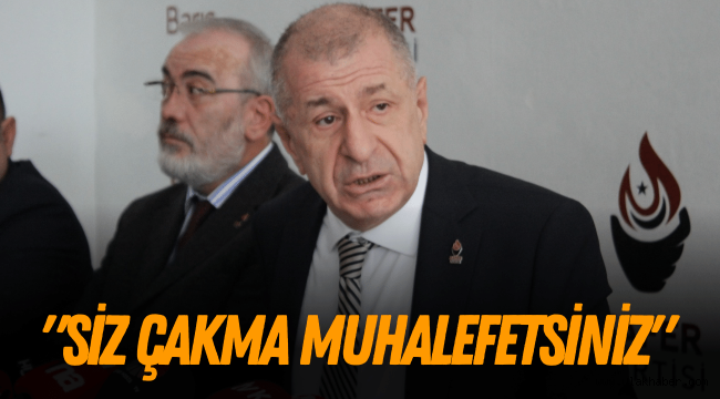 Ümit Özdağ Kayseri'den muhalefete yüklendi