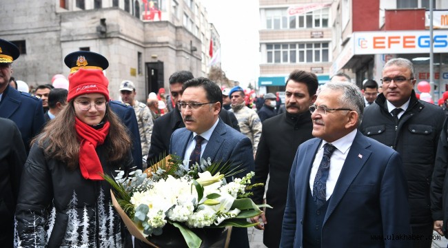 Atatürk'ün Kayseri'ye gelişinin 103'üncü yıl dönümü kutlandı