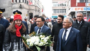 Atatürk'ün Kayseri'ye gelişinin 103'üncü yıl dönümü kutlandı