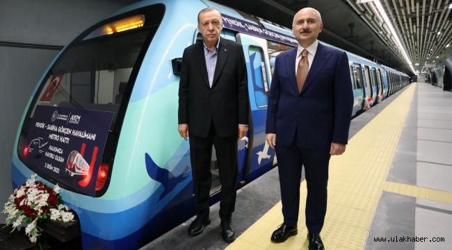 Bakan Karaismailoğlu: Sabiha Gökçen Metro Hattı'nda seyahat eden yolcu sayısı 1.4 milyona dayandı