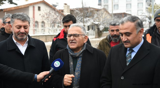 Başkan Büyükkılıç, Develi'nin en büyük mahallesinin 30 yıllık altyapı sorununu çözdü