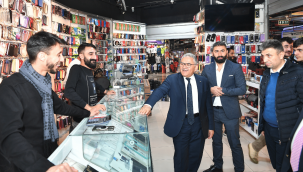 Başkan Büyükkılıç'tan esnafa ziyaret