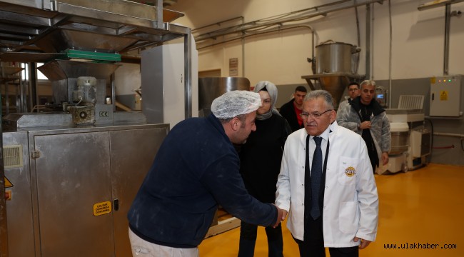 Başkan Büyükkılıç'tan Kent Ekmek Fabrikası'nda inceleme