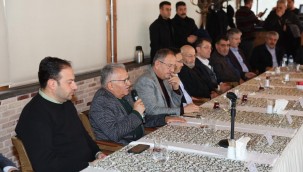 Büyükkılıç, Özhaseki ve Çiçek'ten hayırseverlerle "istişare" toplantısı