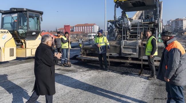 Büyükşehir'den 4,7 kilometrelik stratejik bir yol daha