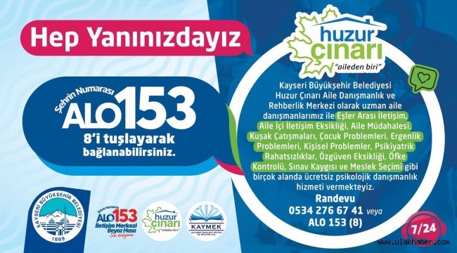 Büyükşehir'in ücretsiz "psikolojik danışmanlık hizmeti" bir telefon kadar yakın