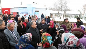 Çatakdere'de doğal gaz sevinci