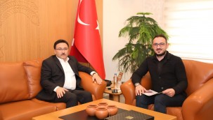 Genel Yayın Yönetmenimiz Ahmet Sarıkuş'tan Vali Çiçek'e ziyaret