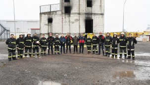 Kayseri OSB İtfaiyesi ve Gaziantep OSB İtfaiyesi ortak tatbikat yaptı