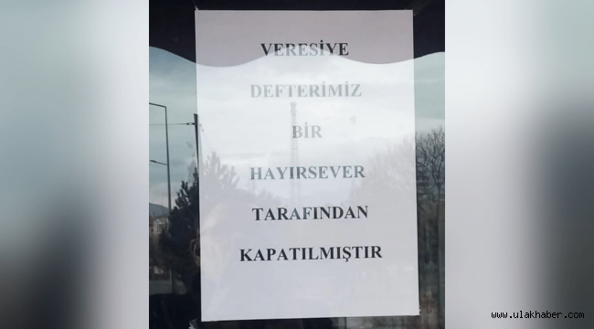 Kayserili hayırsever, vatandaşların bakkala olan borçlarını kapattı 