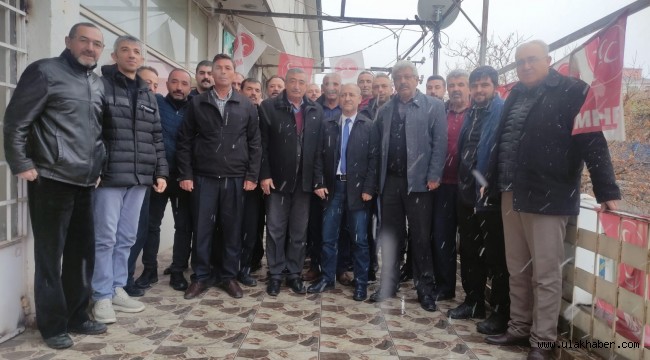 MHP Kayseri teşkilatı Yeşilhisar'ı ziyaret etti 