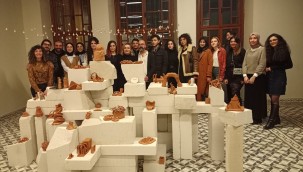 Mimarlık Festivali atölyeleri ürünlerinin sergilendiği 'Yerin Güncesi' sergisi açıldı