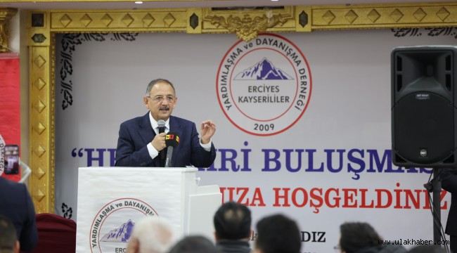 Özhaseki: Kayseri'de hayırseverlik bir gelenek haline gelmiştir