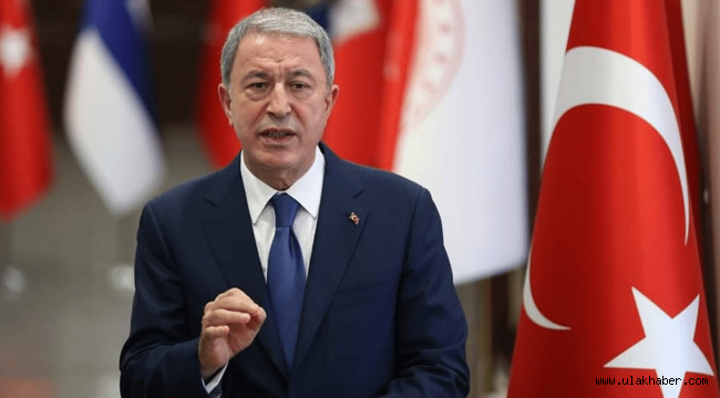 Milli Savuma Bakanı Hulusi Akar, Kayseri'den Yunanistan'ı uyardı