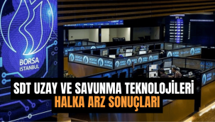 SDT Uzay SDTTR halka arz sonuçları kaç lot verdi ne zaman işlem görecek?