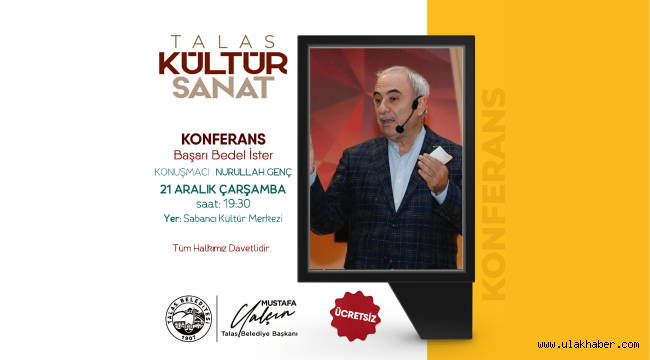 Talas'ta bu hafta da yine kültür sanat dolu