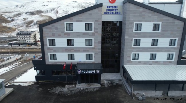 Yapımı tamamlanan Erciyes Polisevi, vatandaşa da otel hizmet verecek