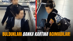 Banka kartı buldular, 2 bin liralık alışveriş yaptılar!