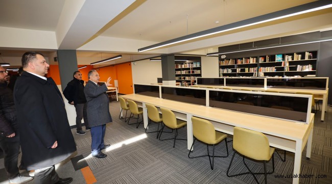 Başkan Yalçın'dan bir yeni kütüphane daha