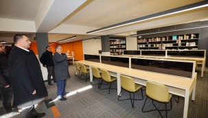 Başkan Yalçın'dan bir yeni kütüphane daha