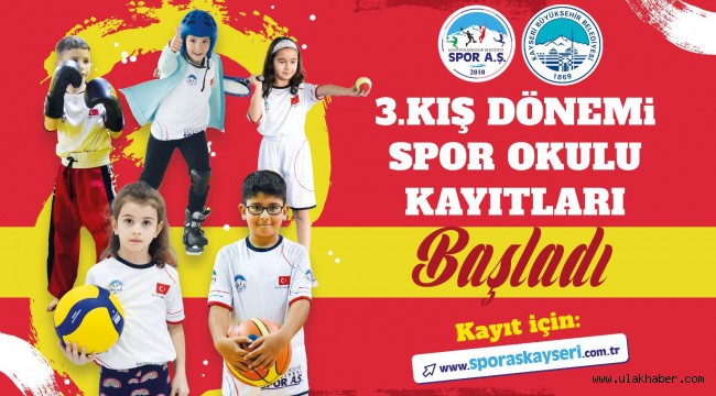 Büyükşehir Spor A.Ş.'de spor okulu kayıtları başladı